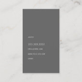 Groupon Muster Metall Visitenkarte (Rückseite)