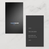 Groupon Noir Visitenkarte (Vorne/Hinten)