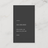 Groupon Noir Visitenkarte (Rückseite)