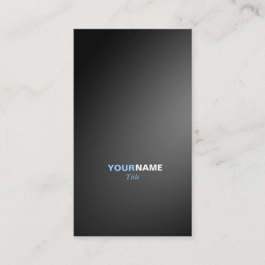 Groupon Noir Visitenkarte (Vorderseite)