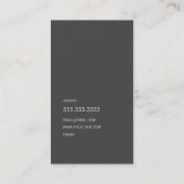 Groupon Orange Visitenkarte (Rückseite)