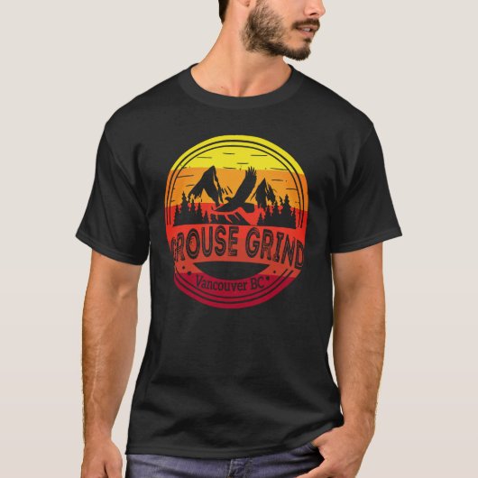 Grouse Grind Vancouver BC Canada Wanderweg Moun T-Shirt (Vorderseite)