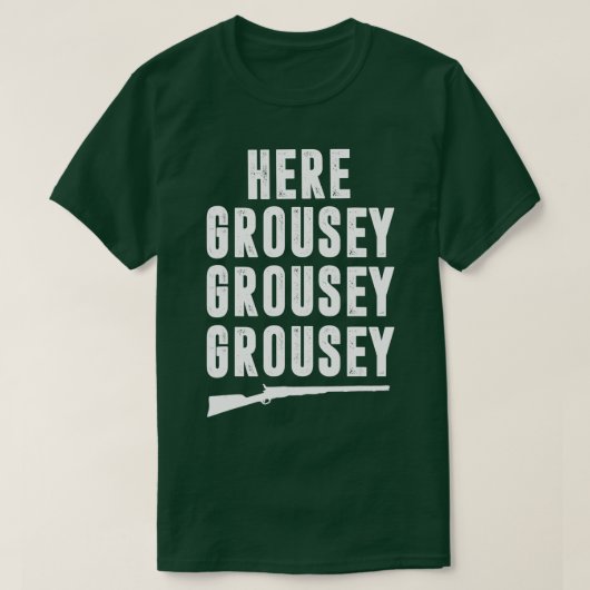 Grouse Jagd auf Männer Funny Hooter Junter Geschen T-Shirt (Design vorne)