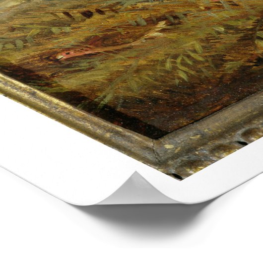 Grouse Shooting (Öl auf Leinwand) Poster (Ecke)