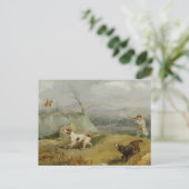 Grouse Shooting (Öl auf Leinwand) Postkarte (Stehend Vorderseite)