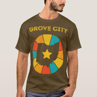 Grove City Ohio Vintage Souvenir mit Gebrauchsspur T-Shirt