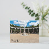 Grove Colonnade im Garten von Versailles Postkarte (Stehend Vorderseite)