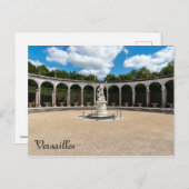 Grove Colonnade im Garten von Versailles Postkarte (Vorne/Hinten)