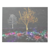 Grove of Living Gemes Notepad Notizblock (Vorderseite)