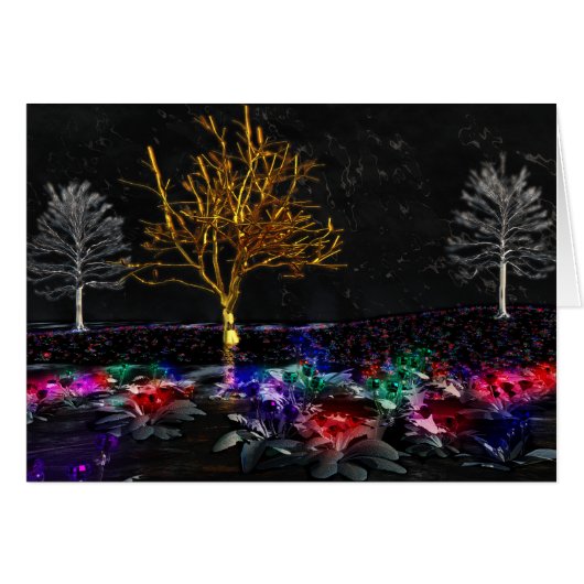 Grove of Living Gems Card (Vorderseite (Horizontal))