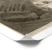 Grove of the Salle du Bal, Versailles, von "Les P Poster (Ecke)