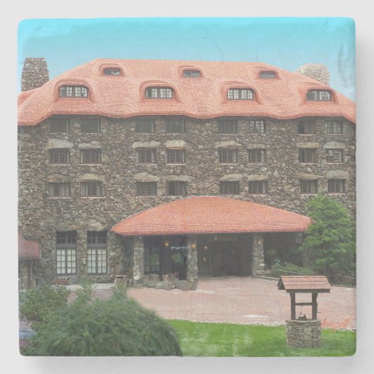 Grove Park Inn, Asheville North Carolina, Unterset Steinuntersetzer (Vorderseite)