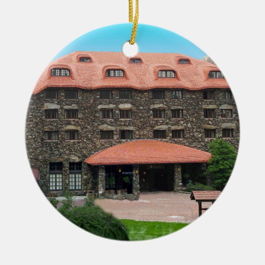 Grove Park Inn, Grove Park Inn Christmas Ornament, Keramik Ornament (Vorne)