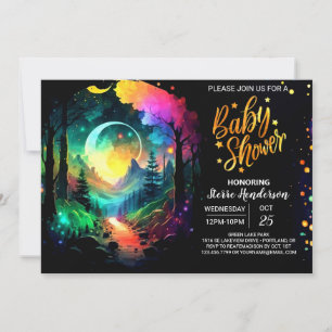 Grove Timberland in die Woods Baby Dusche Einladung