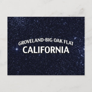 Groveland Big Oak Flat California Postkarte