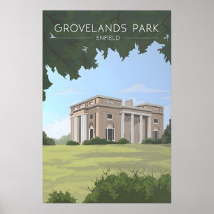 Grovelands Park Reiseplakat Poster