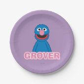 Grover Classic Style Pappteller (Vorderseite)
