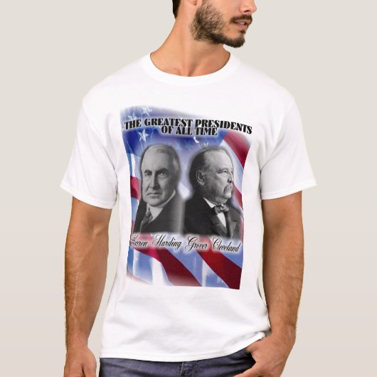 Grover Cleavland und Warren Harding der beststen T-Shirt (Vorderseite)