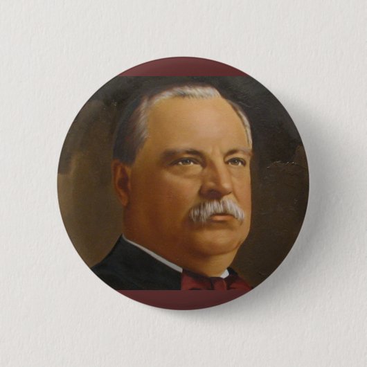 Grover Cleveland 22 &24 Button (Vorderseite)
