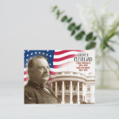 Grover Cleveland - 22. u. 24. Präsident der US Postkarte (Stehend Vorderseite)