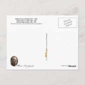 Grover Cleveland - 22. u. 24. Präsident der US Postkarte (Rückseite)