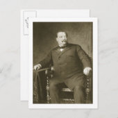 Grover Cleveland, 22. und 24. Präsident der Verein Postkarte (Vorne/Hinten)