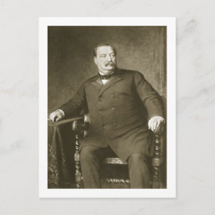 Grover Cleveland, 22. und 24. Präsident der Verein Postkarte