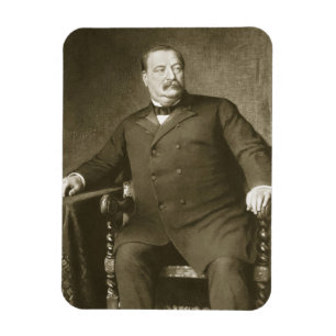 Grover Cleveland-, 22. und 24.präsident von Th UN Magnet