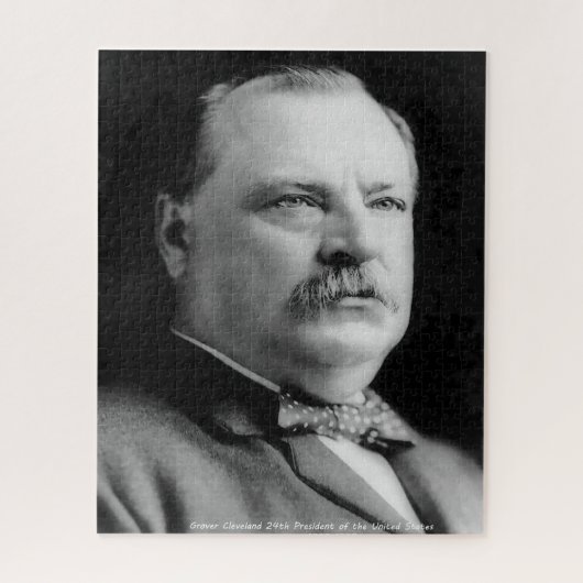 Grover Cleveland 24. Präsident von Amerika. Puzzle (Vertikal)