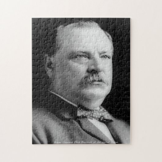 Grover Cleveland 24. Präsident von Amerika. Puzzle (Vertikal)