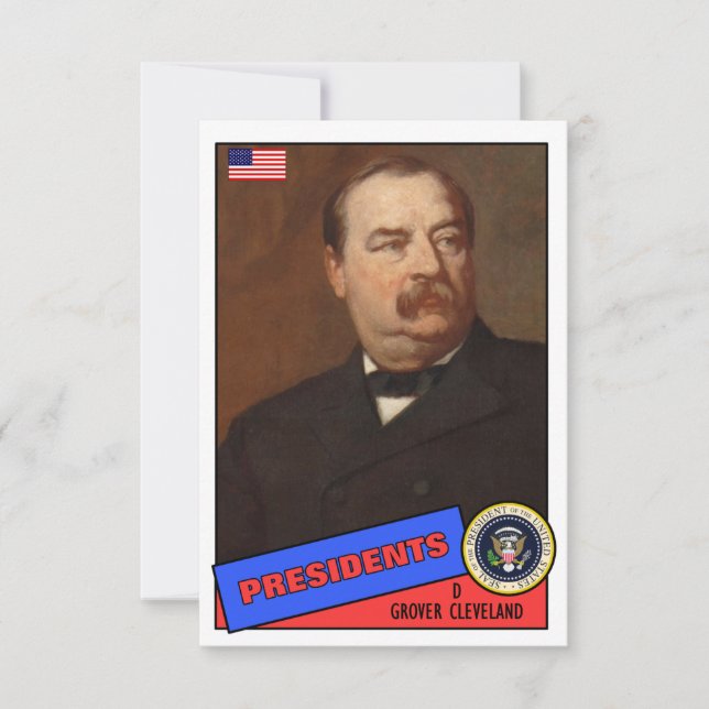 Grover Cleveland Baseball Card (Vorderseite)