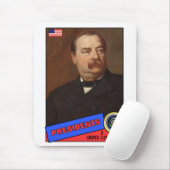 Grover Cleveland Baseball Card Mousepad (Mit Mouse)