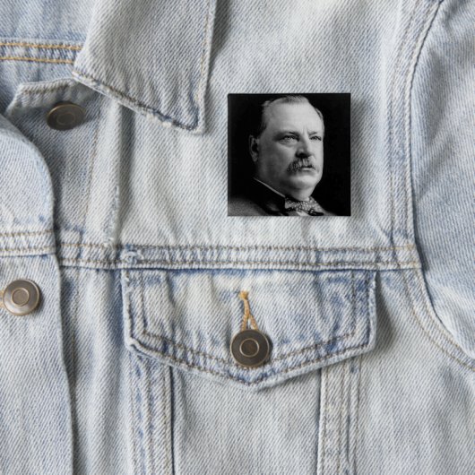 Grover Cleveland Button (Beispiel)