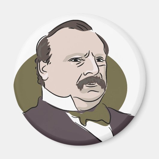Grover Cleveland Magnet (Vorne)