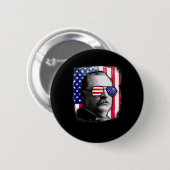 Grover Cleveland US Flag 4. Juli Button (Vorne & Hinten)