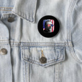 Grover Cleveland US Flag 4. Juli Button (Beispiel)