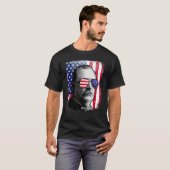 Grover Cleveland US-Flagge 4. Juli T-Shirt (Vorne ganz)