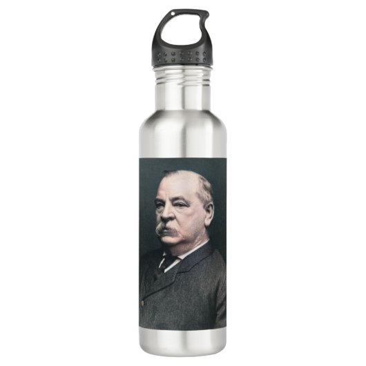 Grover Cleveland - US-Präsident Edelstahlflasche (Vorderseite)
