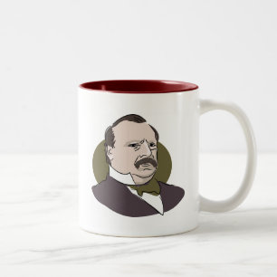 Grover Cleveland Zweifarbige Tasse