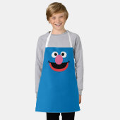 Grover Face Art Schürze (Getragen)