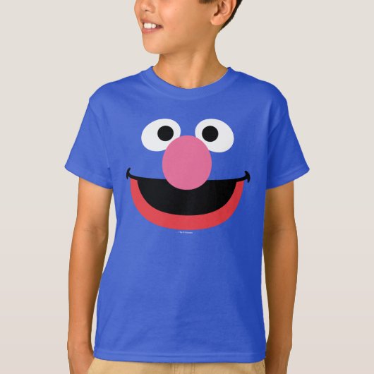 Grover Face Art T-Shirt (Vorderseite)
