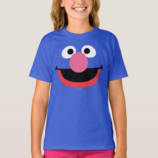 Grover Face Art T-Shirt (Vorderseite)