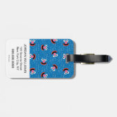 Grover Furry Face Muster Gepäckanhänger (Rückseite horizontal)