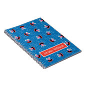 Grover Furry Face Muster Notizblock (Rechte Seite)