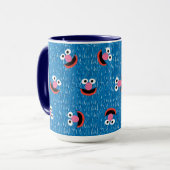 Grover Furry Face Muster Tasse (Vorderseite Links)