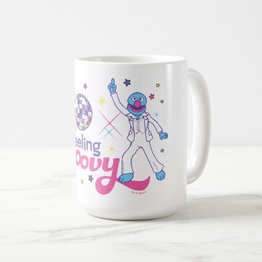 Grover | Gefühl Groovy Kaffeetasse (VorderseiteRechts)