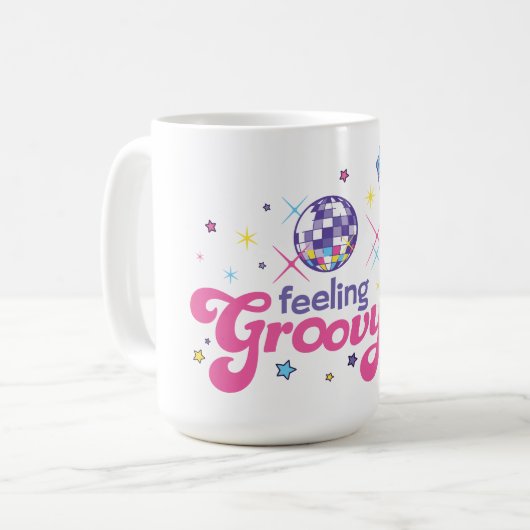 Grover | Gefühl Groovy Kaffeetasse (Vorderseite Links)