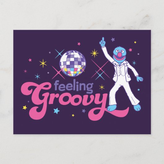 Grover | Gefühl Groovy Postkarte (Vorderseite)