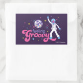 Grover | Gefühl Groovy Rechteckiger Aufkleber (Tasche)