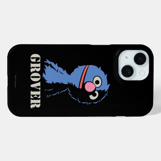Grover Half Case-Mate iPhone Hülle (Rückseite (Horizontal))